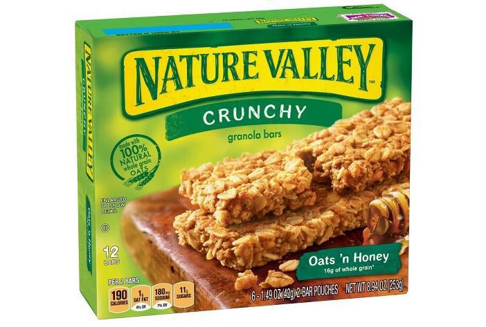 Potentially dangerous: Nature Valley Crunchy Granola Bars, Oats ‘n Honey